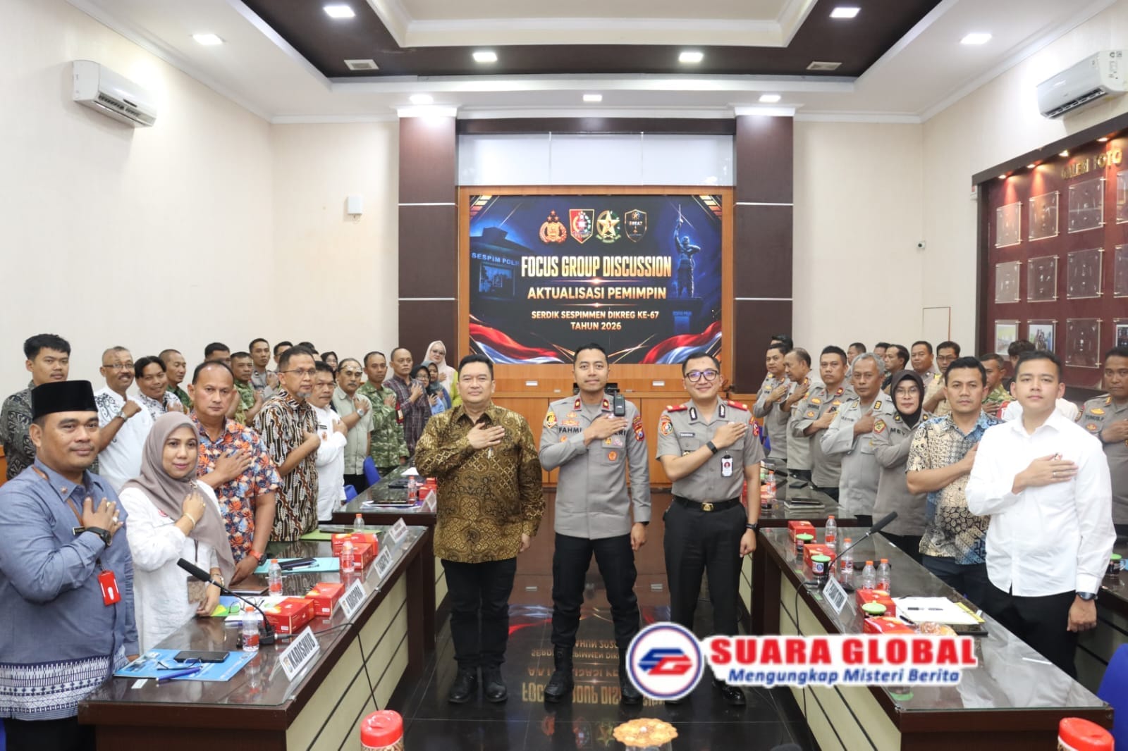 Focus Group Discussion dan Bakti Sosial Kompol Gandha Syah Hidayat Serdik Sespimen Polri