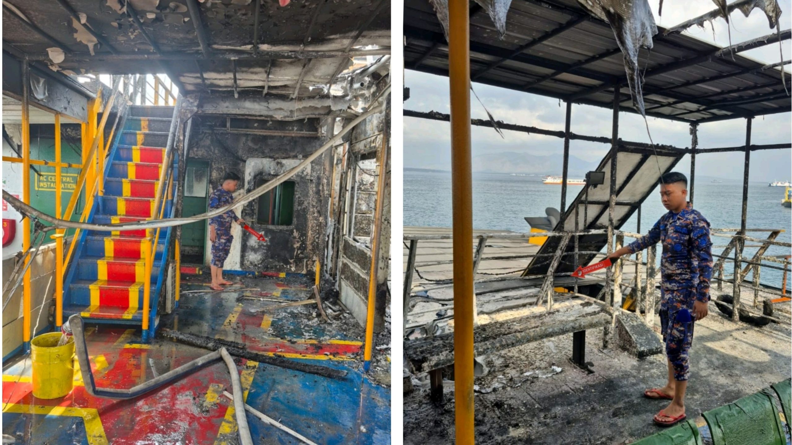 KMP Bontang Express || Terbakar Saat Parkir Di Pelabuhan Ketapang Banyuwangi